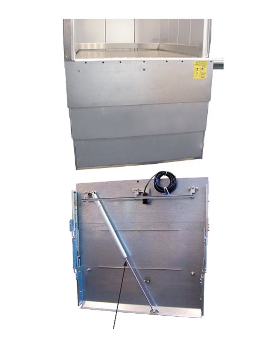 Three Part Telescopic Car Apron / Toe Guard - Elevator Equipment